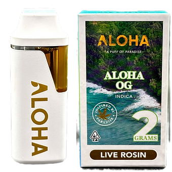 Aloha Live Rosin Disposable - Aloha OG - 2g