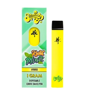 Sticky AF Live Resin -1g - Kush Mintz - Disposable vape