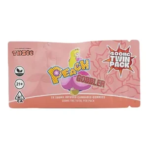 Thicc-Peach Gobbler-400mg gummies