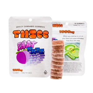 Thicc-Phat Razz-1000mg gummies